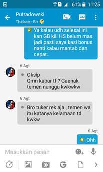 KASUS DAN PERMASALAHAN SAYA SEBAGAI PENGGUNA JASA GB KINGDOM PALEMBANG