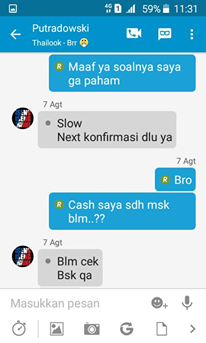 KASUS DAN PERMASALAHAN SAYA SEBAGAI PENGGUNA JASA GB KINGDOM PALEMBANG