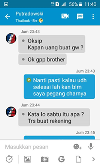 KASUS DAN PERMASALAHAN SAYA SEBAGAI PENGGUNA JASA GB KINGDOM PALEMBANG