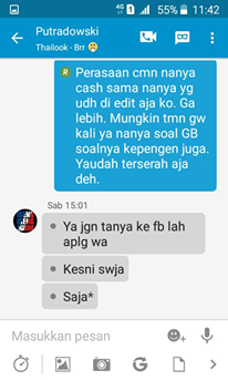 KASUS DAN PERMASALAHAN SAYA SEBAGAI PENGGUNA JASA GB KINGDOM PALEMBANG