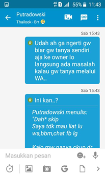 KASUS DAN PERMASALAHAN SAYA SEBAGAI PENGGUNA JASA GB KINGDOM PALEMBANG