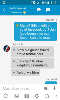 KASUS DAN PERMASALAHAN SAYA SEBAGAI PENGGUNA JASA GB KINGDOM PALEMBANG