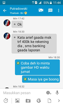 KASUS DAN PERMASALAHAN SAYA SEBAGAI PENGGUNA JASA GB KINGDOM PALEMBANG