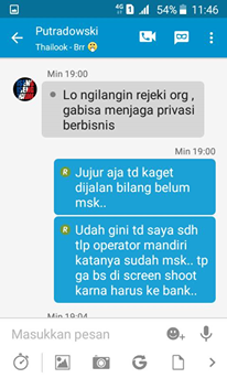 KASUS DAN PERMASALAHAN SAYA SEBAGAI PENGGUNA JASA GB KINGDOM PALEMBANG