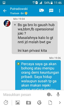 KASUS DAN PERMASALAHAN SAYA SEBAGAI PENGGUNA JASA GB KINGDOM PALEMBANG