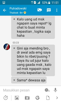 KASUS DAN PERMASALAHAN SAYA SEBAGAI PENGGUNA JASA GB KINGDOM PALEMBANG