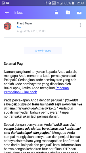 Surat terbuka untuk Bukalapak terkait penahanan dana saya sebagai korban