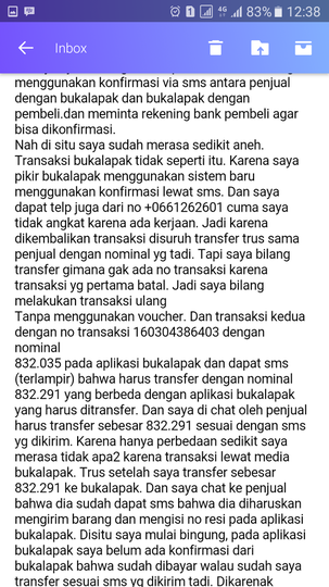 Surat terbuka untuk Bukalapak terkait penahanan dana saya sebagai korban