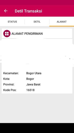 Menurut Bukalapak, Pos Indonesia tidak punya network ke BOGOR.