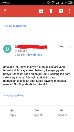 Pengalaman Saya dengan Gopay dari Gojek (Pindahan dari Lounge)