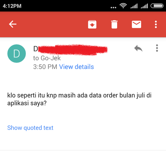 Pengalaman Saya dengan Gopay dari Gojek (Pindahan dari Lounge)