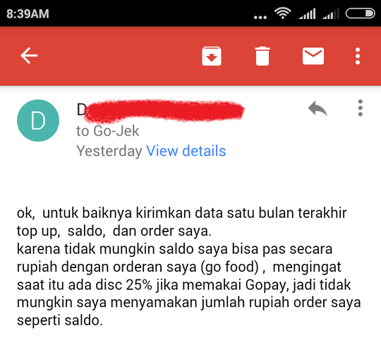 Pengalaman Saya dengan Gopay dari Gojek (Pindahan dari Lounge)