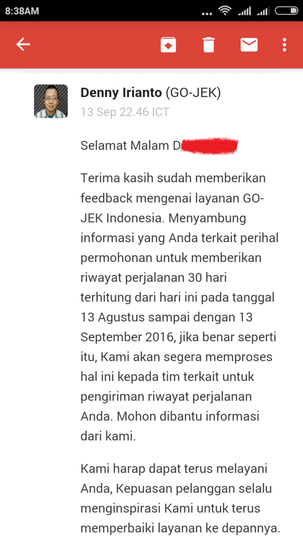 Pengalaman Saya dengan Gopay dari Gojek (Pindahan dari Lounge)