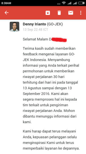 Pengalaman Saya dengan Gopay dari Gojek (Pindahan dari Lounge)