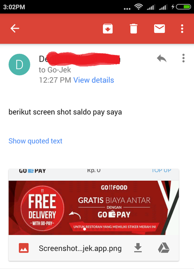 Pengalaman Saya dengan Gopay dari Gojek (Pindahan dari Lounge)