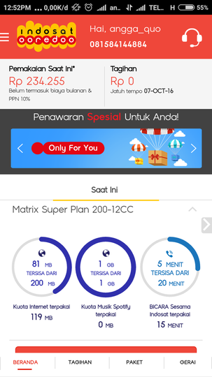 Kecewa dengan indosat oredoo