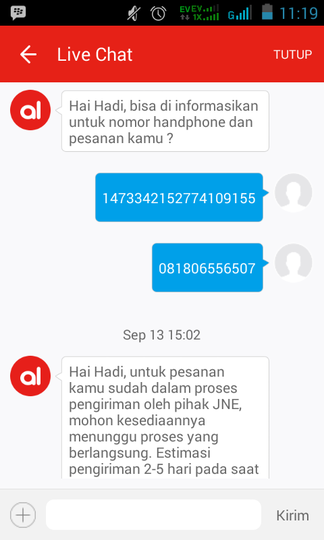 Customer Service AKULAKU, udah Bohong, Ga kompak pula. XD