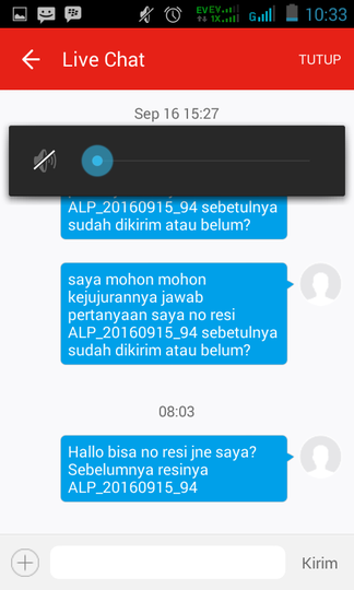 Customer Service AKULAKU, udah Bohong, Ga kompak pula. XD