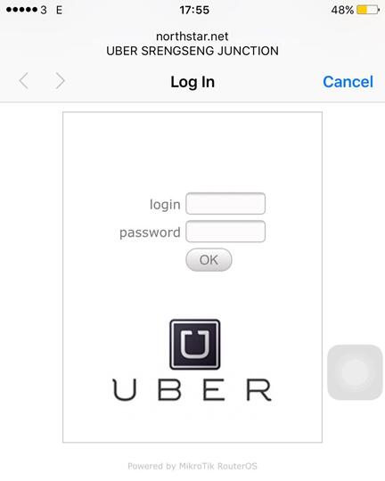 UBER, katanya perusaah besar. Tapi TIDAK BISA BAYAR INTERNET!.. Sungguh memalukan