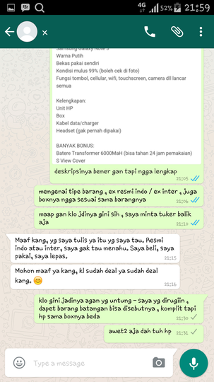 [Surat Terbuka] untuk agan frankerss , transaksi yang merugikan