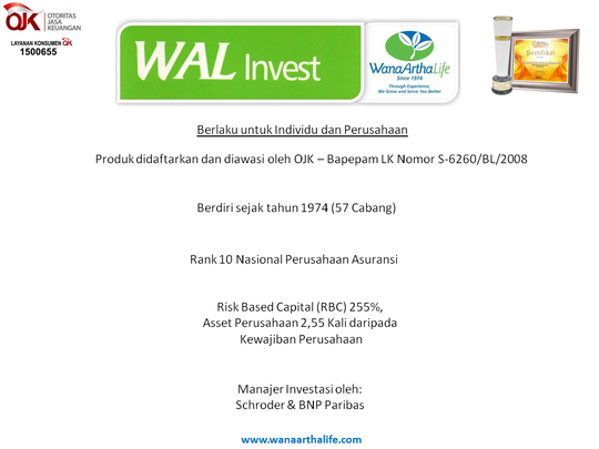 Fixed Rate Investment 9%/Tahun (Bebas Pajak)