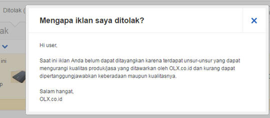 Susahnya Pasang Iklan di OLX