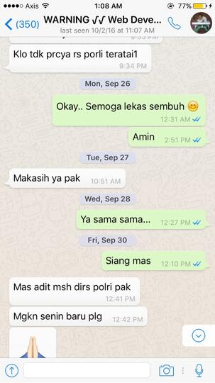 Aditya Maulana Sutrisno - Tolong kembalikan uang saya kalau anda punya etikad baik