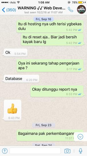 Aditya Maulana Sutrisno - Tolong kembalikan uang saya kalau anda punya etikad baik