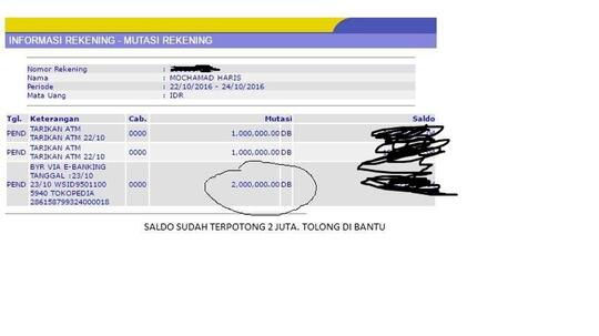 ISI SALDO GAGAL DAN TOKOPEDIA TIDAK ADA TINDAKAN / MENUNGGU DAN MENUNGGU