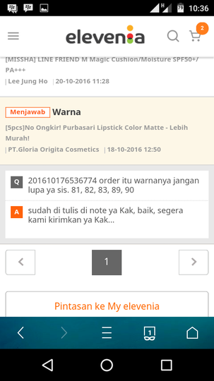 Kecewa dengan Gloria Origita Cosmetics (GOC)