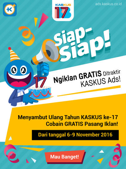 [BB17] Ngiklan Gratis Ditraktir KASKUS 