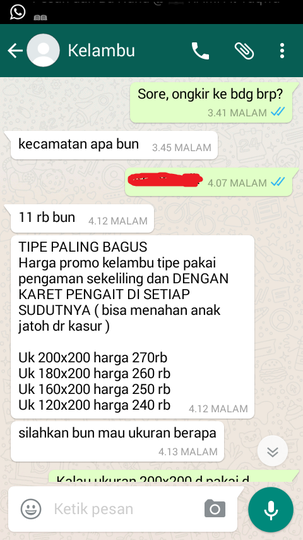 Pelayanan Sangat Mengecewakan "TRENDING OUTDOOR EQUIPMENT" (Online Shop di Facebook)