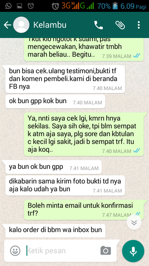 Pelayanan Sangat Mengecewakan "TRENDING OUTDOOR EQUIPMENT" (Online Shop di Facebook)