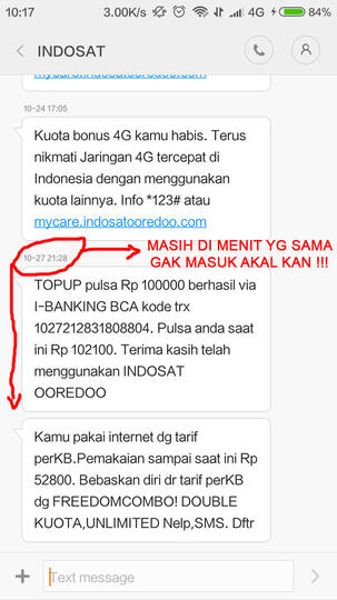 KECEWA DENGAN LAYANAN INDOSAT !! PULSA CUSTOMER HILANG 50RB, PENGADUAN TDK DITANGGAPI