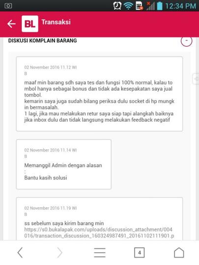 Surat terbuka buat bukalapak. Ane beli barang cacat malah dana diteruskan ke pelapak