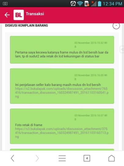 Surat terbuka buat bukalapak. Ane beli barang cacat malah dana diteruskan ke pelapak