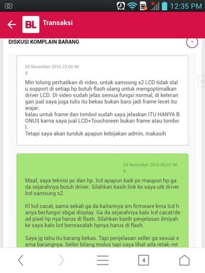 Surat terbuka buat bukalapak. Ane beli barang cacat malah dana diteruskan ke pelapak