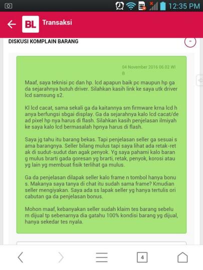 Surat terbuka buat bukalapak. Ane beli barang cacat malah dana diteruskan ke pelapak