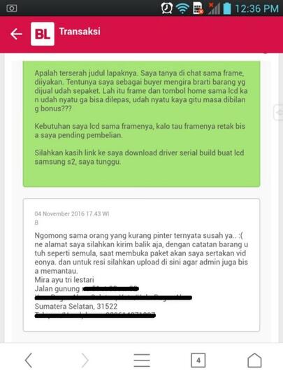 Surat terbuka buat bukalapak. Ane beli barang cacat malah dana diteruskan ke pelapak