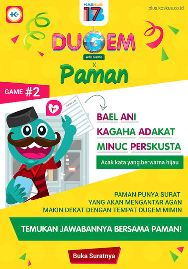 [BB17] Game 2 Buat DUGEM Bareng Mimin