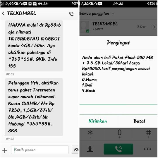 Kecewa terhadap Telkomsel