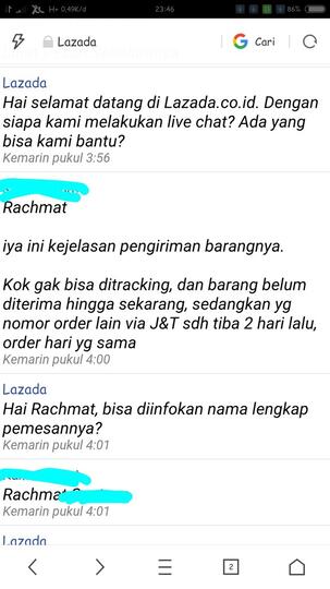 Lazada, Resi Invalid, Batas Estimasi Maksimal Barang Belum Tiba