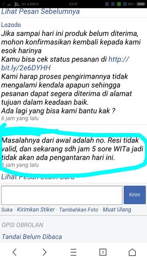 Lazada, Resi Invalid, Batas Estimasi Maksimal Barang Belum Tiba