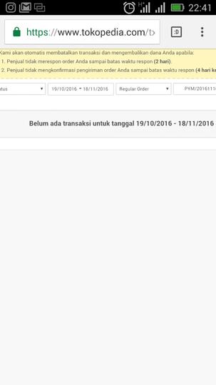 Dana saya digantung Tokopedia