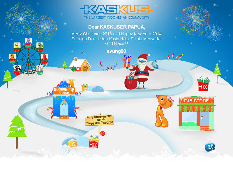 Ucapan Selamat Natal dan Tahun baru 2014