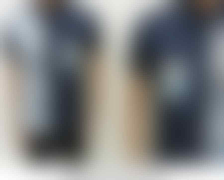 Kemeja Katun Denim Polos/Motif/Printed/Batik