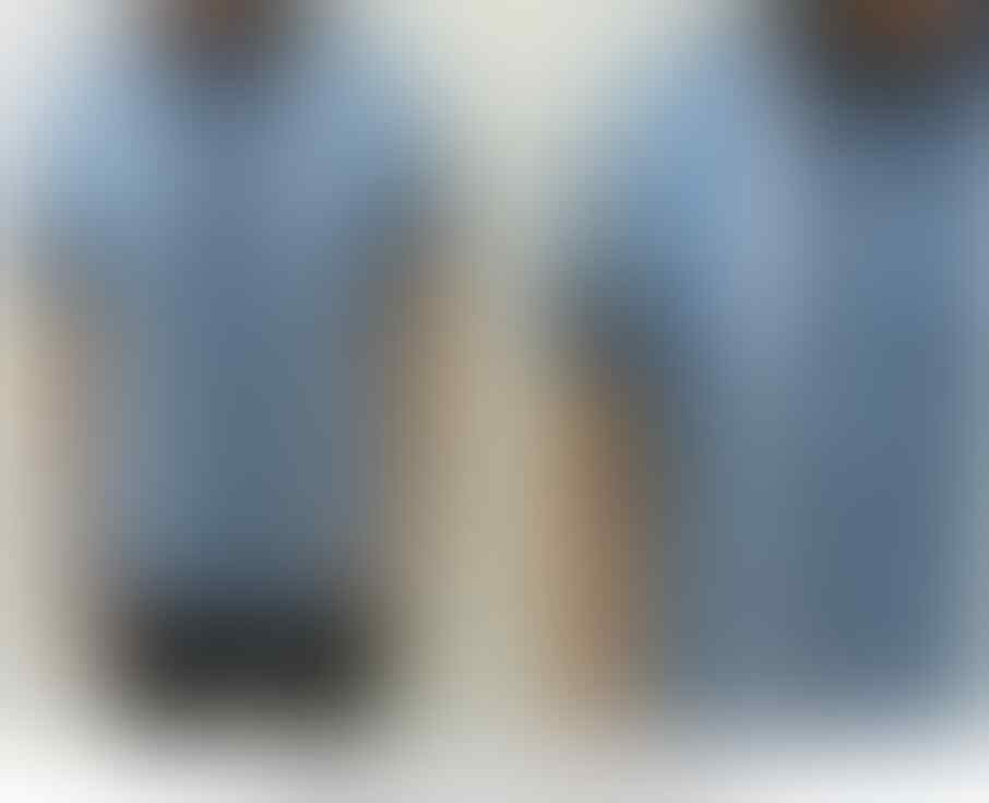 Kemeja Katun Denim Polos/Motif/Printed/Batik