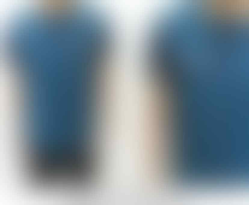 Kemeja Katun Denim Polos/Motif/Printed/Batik