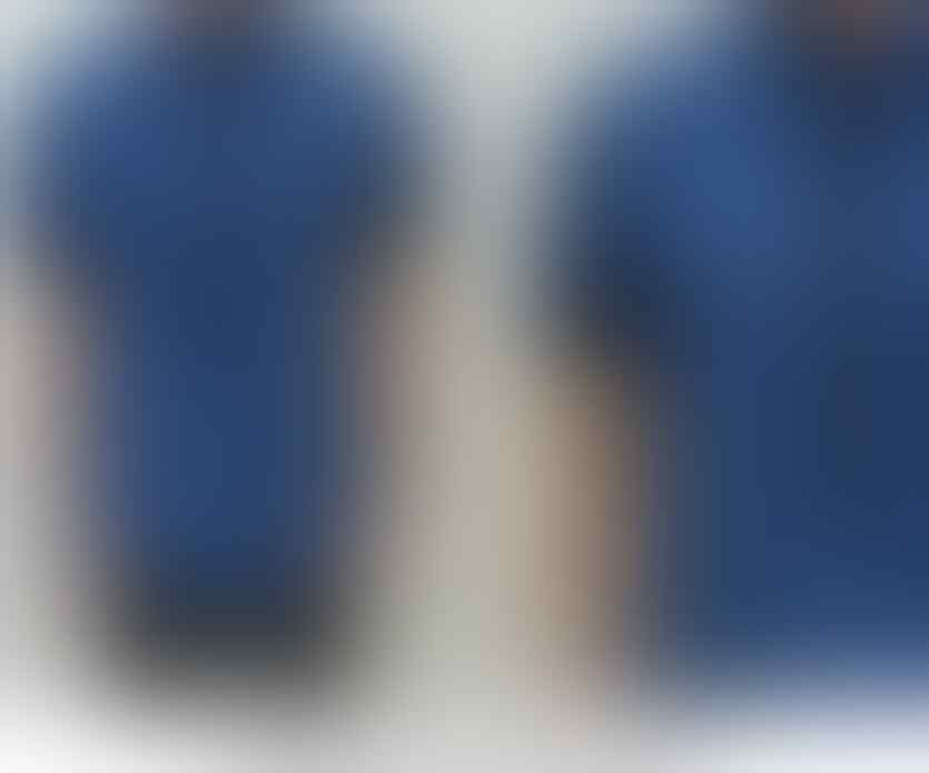 Kemeja Katun Denim Polos/Motif/Printed/Batik