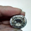 batu natural smoky quartz & natural citrine